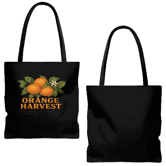 Sunkissed Groves Orange Harvest Tote Bags (AOP)