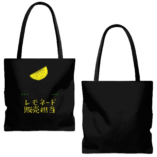 Lemonade Crew Retro Vintage Tote Bags (AOP)