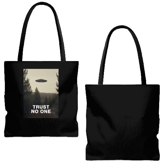 Trust No One/The X-Files poster, S01E24 1994 Tote Bags (AOP)