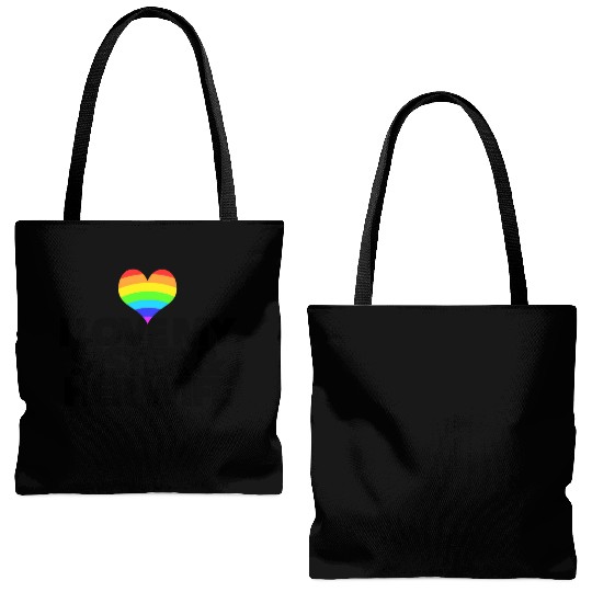 I love my sister & her wife lesbian gay rights Tote Bags (AOP)