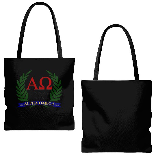 Alpha Omega, Eternity's Fraternity Tote Bags (AOP)