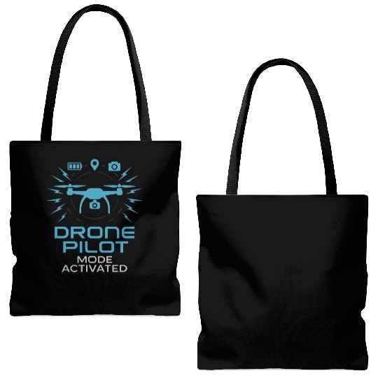 Drone Photographer FPV Freestyle Pilot Aerial Tote Bags (AOP)