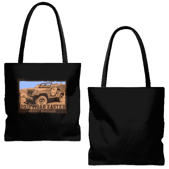 Vintage Jeep Safari Tote Bags (AOP)