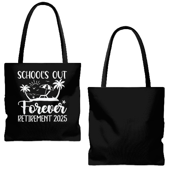 Retired Teacher Retirement Teacher 2025 Tote Bags (AOP)