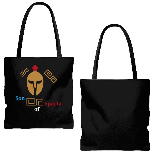 Son Of Sparta Tote Bags (AOP)