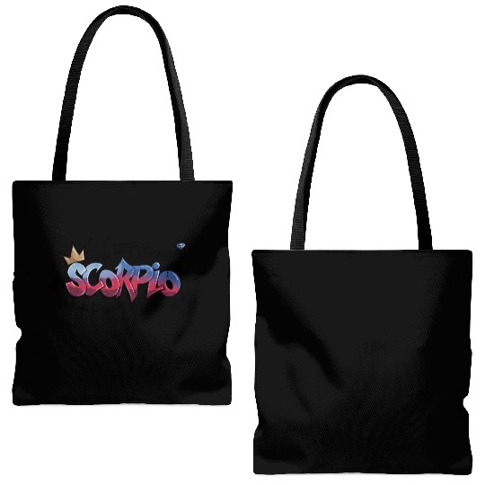 Scorpio Graffiti Zodiac Art Tote Bags (AOP)