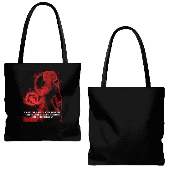 Female Warlock Tote Bags (AOP)
