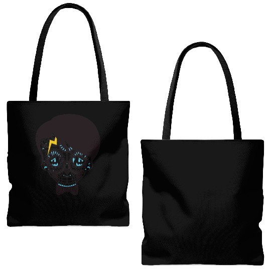 Electric Skull – Geek Meets Style Tote Bags (AOP)