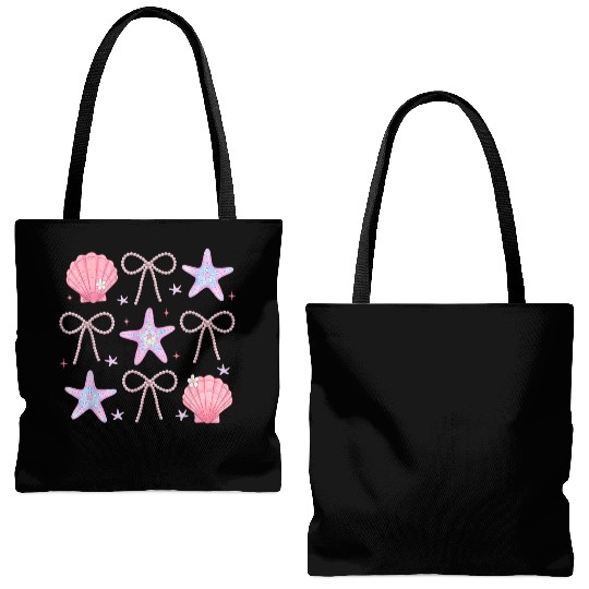 Under the Sea Sparkle Tote Bags (AOP)