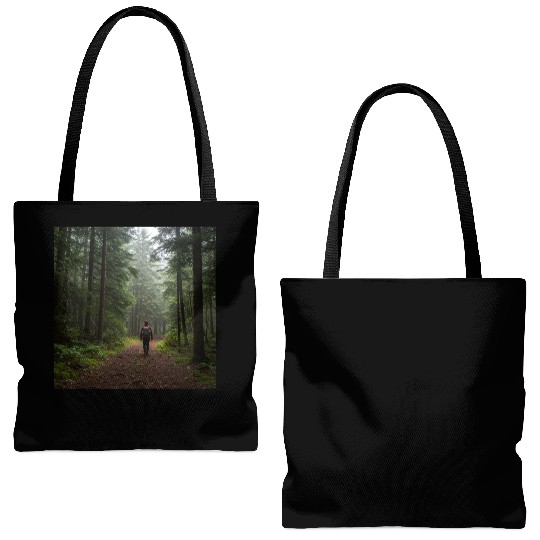 Enchanted Forest Nature Scene Tote Bags (AOP)