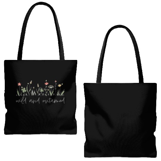 wild and untamed Wildflowers Nature Tote Bags (AOP)