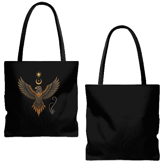 Celestial Horus Tote Bags (AOP)