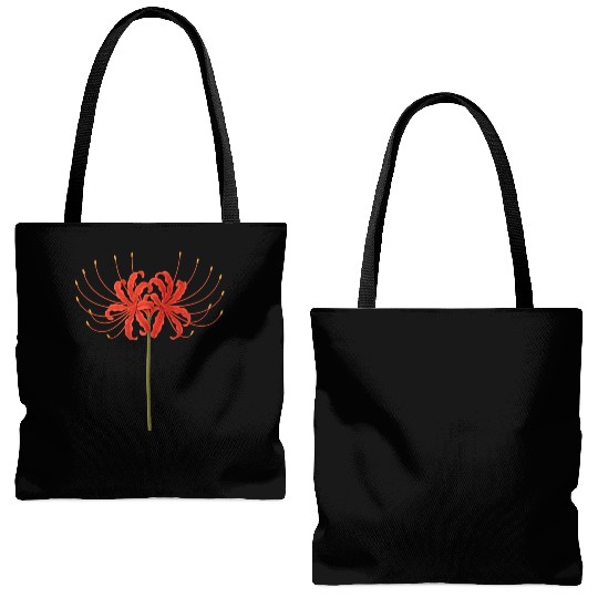 Red Spider Lily Tote Bags (AOP) – Japanese Death Flower Ar