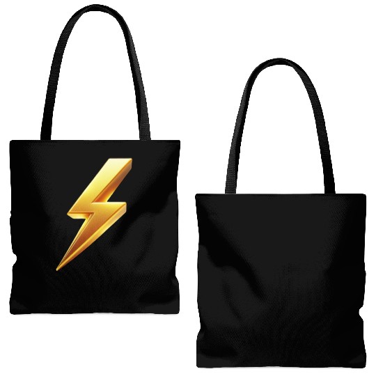 yellow lightning bolt clipart energy 184 Tote Bags (AOP)