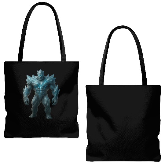 Crystal Golem hyper-realistic Tote Bags (AOP)