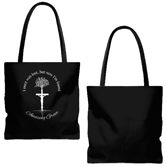 Inspired by Faith: The Amazing Grace Tote Bags (AOP)