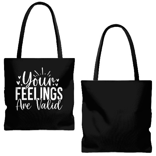 Your Feelings Are Valid - Empathy Design Tote Bags (AOP)