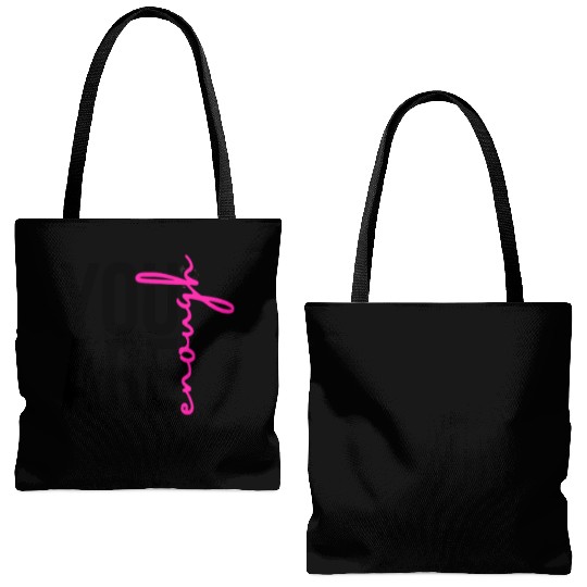 You Are Enough Tote Bags (AOP)