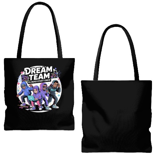 Dream Team Vibes: Head Start Crew Edition Tote Bags (AOP)