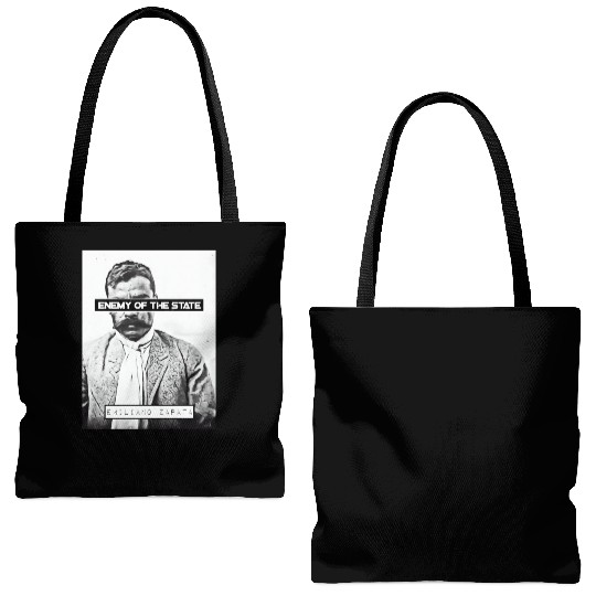 Emiliano Zapata (EOTS) (B&W) Tote Bags (AOP)