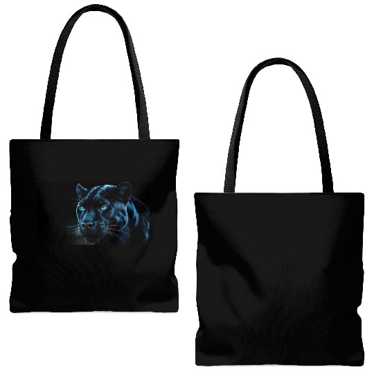 Black Panther Tote Bags (AOP)