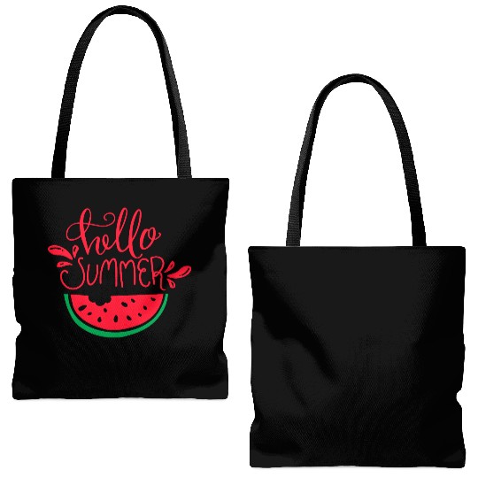 Hello Summer Watermelon Tote Bags (AOP)