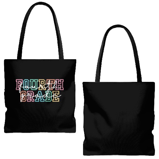 Fourth Grade Teacher Tote Bags (AOP), 4th Grade Teacher Shir