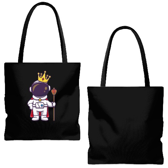 Royal Astronaut Kid Design Tote Bags (AOP)