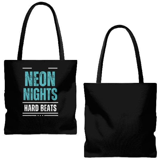 EDM Rave & Cyberpunk Streetwear Tote Bags (AOP)