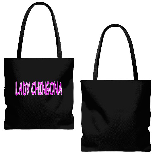 LADY CHINGONA Tote Bags (AOP)