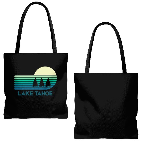 Lake Tahoe California Tote Bags (AOP)