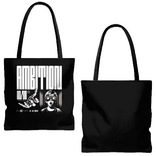Retro Comic Youth Illustration Tote Bags (AOP)