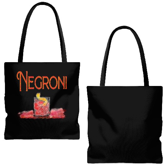 Negroni Cocktail_2 Tote Bags (AOP)
