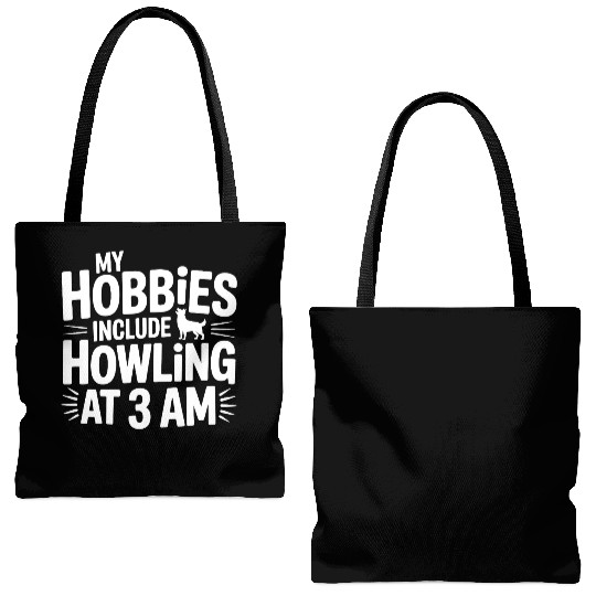 Great gift for husky owners, dog moms, and pet lov Tote Bags (AOP)