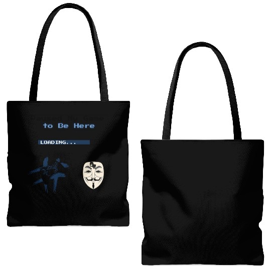 Paused My Game to Be Here – Funny Gamer Streetwear Tote Bags (AOP)