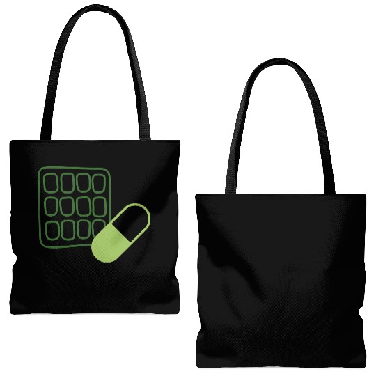 Waffle Pill Logo GnG Tote Bags (AOP)