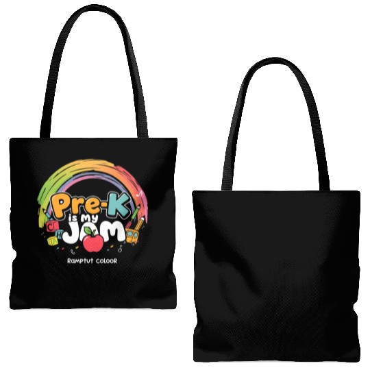 Pre K Tote Bags (AOP) PreSchool Pre K Teacher  Back to School