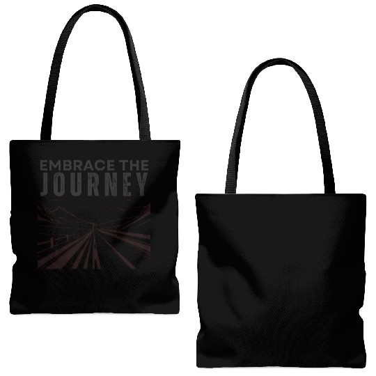 Embrace the Journey Positive Adventure Tote Bags (AOP)