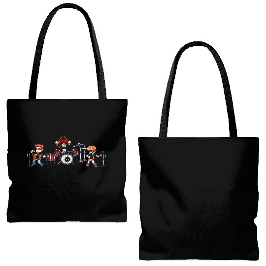 Scott Pilgrim Band Tote Bags (AOP)