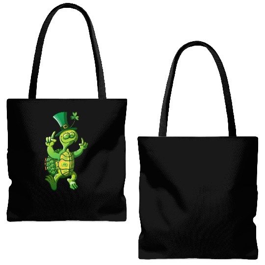 Saint Patrick's Day Turtle Tote Bags (AOP)