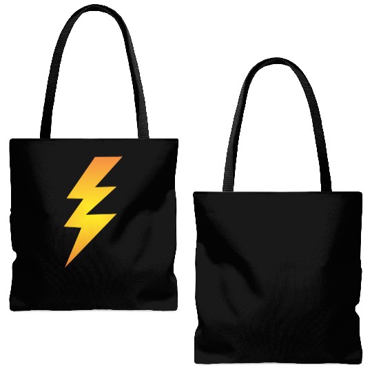 Lightning Bolt Tote Bags (AOP)