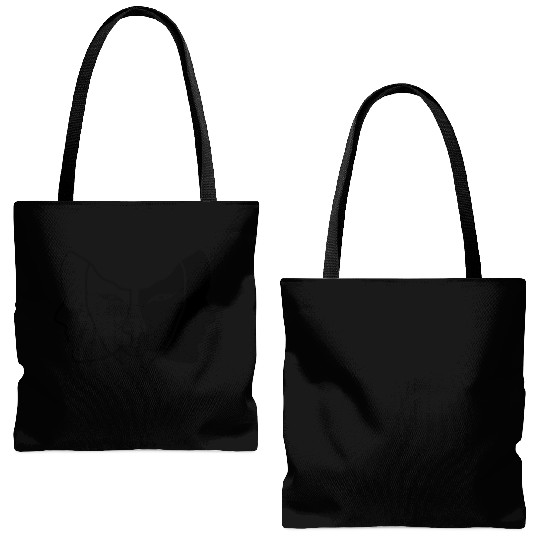 light dark face mask gemini Tote Bags (AOP)