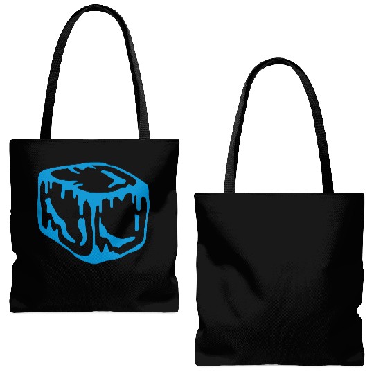 Ice Cube Design Tote Bags (AOP)