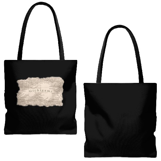 Gichigami Lake Superior Great Lakes Tote Bags (AOP)