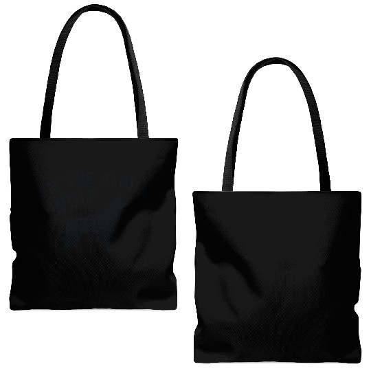 I'm The Alpha Wolf Tote Bags (AOP)