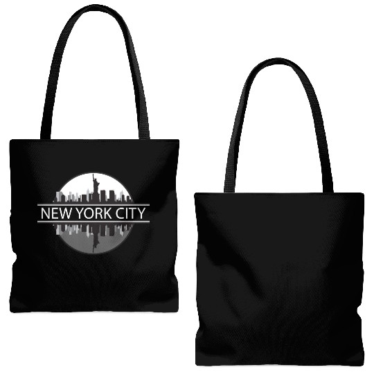 New York City New York Tote Bags (AOP)
