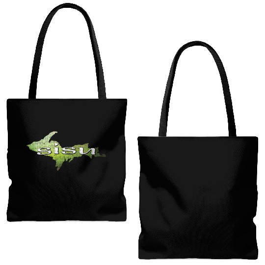 U.P. SISU Upper Peninsula Michigan Finland Finnish Tote Bags (AOP)
