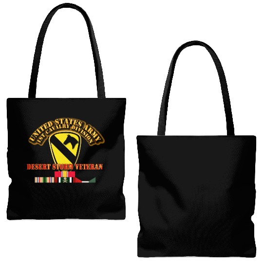 Army - 1st Cavalry Division - Desert Storm Veteran Tote Bags (AOP)