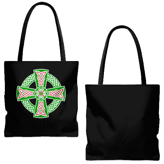 Celtic cross Tote Bags (AOP)