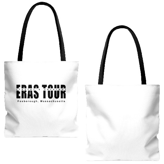 Foxborough Massachusetts Eras Tour Double Sided Tote Bags (AOP)